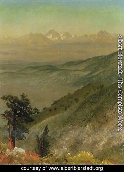 Albert Bierstadt - Wasatch Mountains