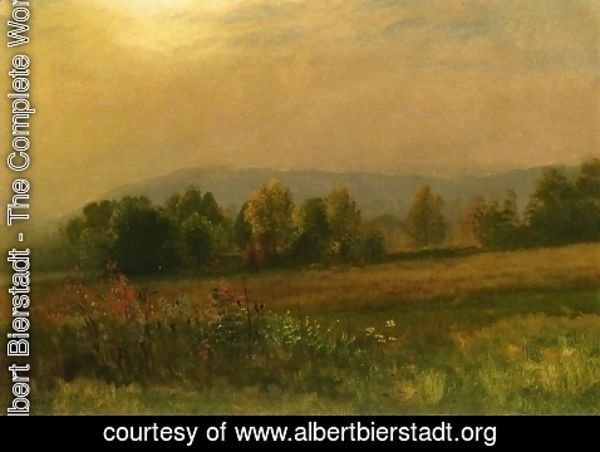 Albert Bierstadt - New England Landscape