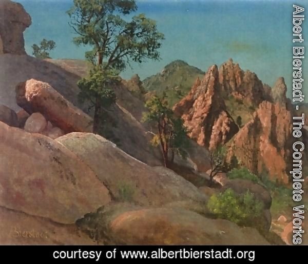 Albert Bierstadt - Landscape Study: Owens Valley, California