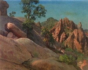 Albert Bierstadt - Landscape Study: Owens Valley, California