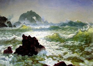 Albert Bierstadt - Seal Rock, California