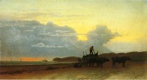 Albert Bierstadt - Coastal View, Newport