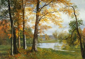 Albert Bierstadt - A Quiet Lake