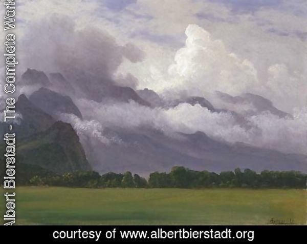 Albert Bierstadt - Clouds in Owens Valley