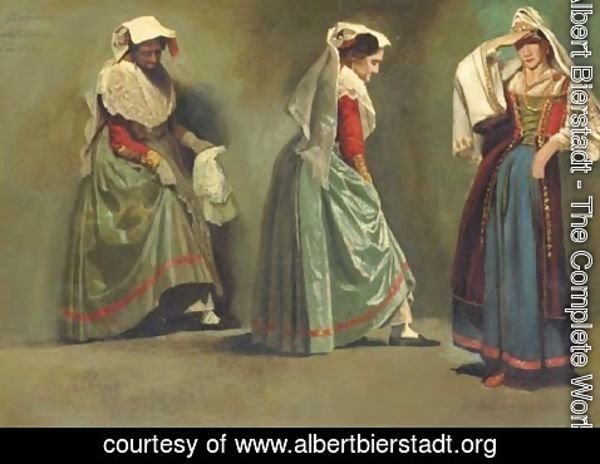 Albert Bierstadt - Italian Costume Studies