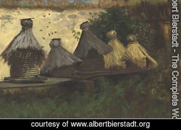Albert Bierstadt - Bees, Honey And Pots