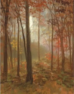 Albert Bierstadt - The Redwood Trees Of California