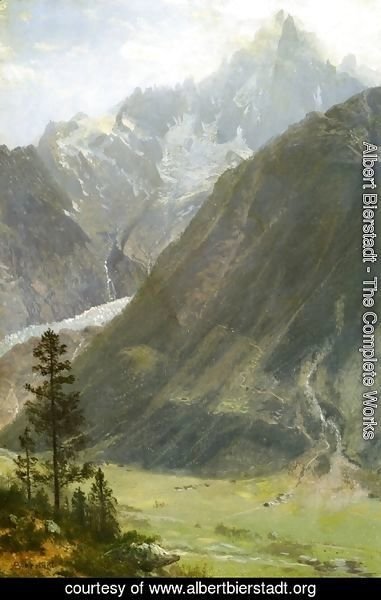 Albert Bierstadt - Mountain Landscape 2