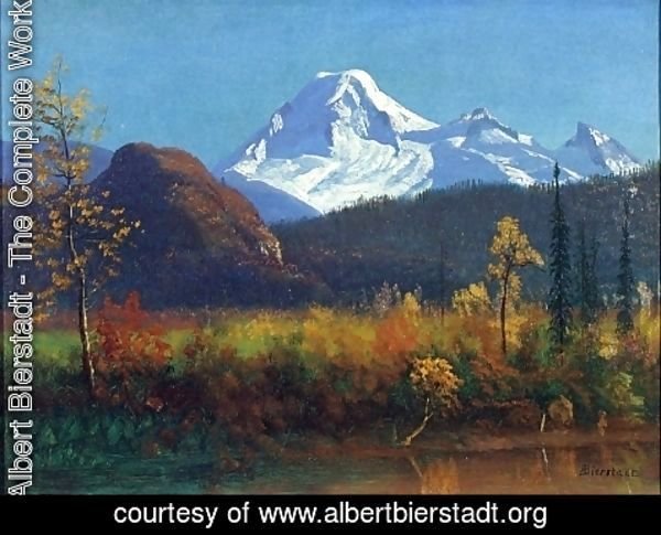 Albert Bierstadt - Mt. Rainier from the Southwest