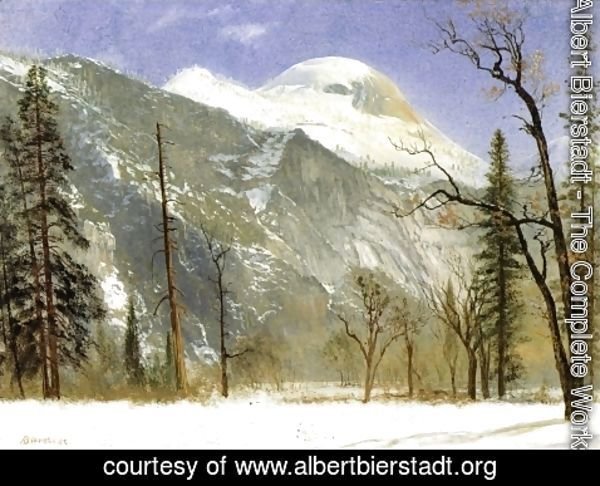 Albert Bierstadt - Winter in Yosemite Valley