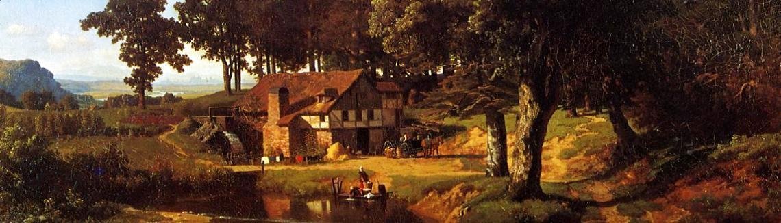 Albert Bierstadt - A Rustic Mill