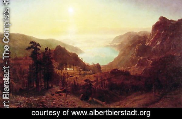 Albert Bierstadt - Donner Lake From The Summit