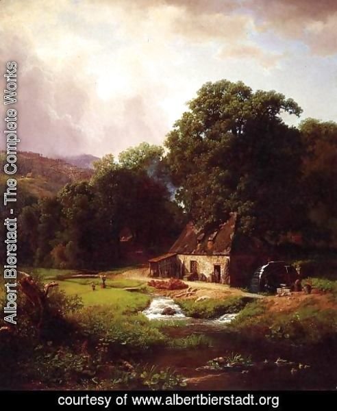 Albert Bierstadt - The Old Mill