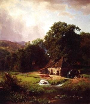 Albert Bierstadt - The Old Mill