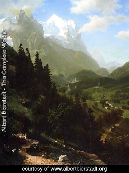 Albert Bierstadt - The Wetterhorn