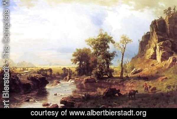 Albert Bierstadt - North Fork Of The Platte Nebraska