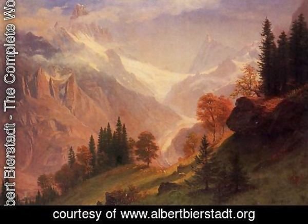 Albert Bierstadt - View Of The Grindelwald