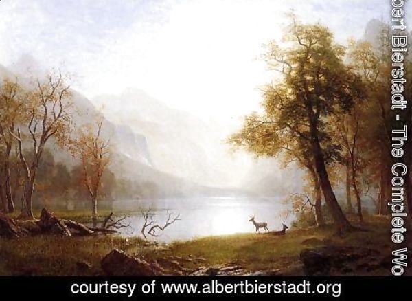 Albert Bierstadt - Valley In Kings Canyon