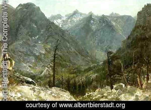 Albert Bierstadt - The Sierra Nevadas