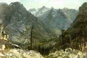 Albert Bierstadt - The Sierra Nevadas