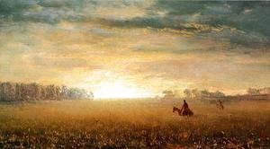 Albert Bierstadt - Sunset Of The Prairies