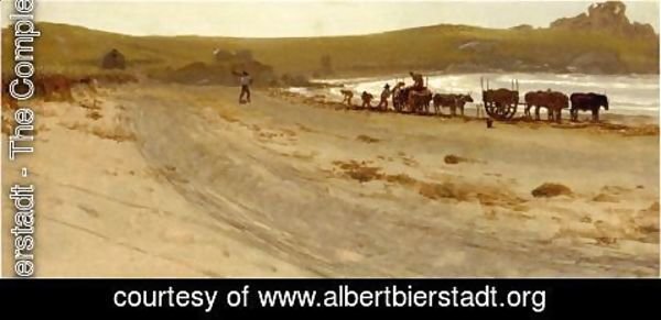 Albert Bierstadt - Seaweed Harvesting