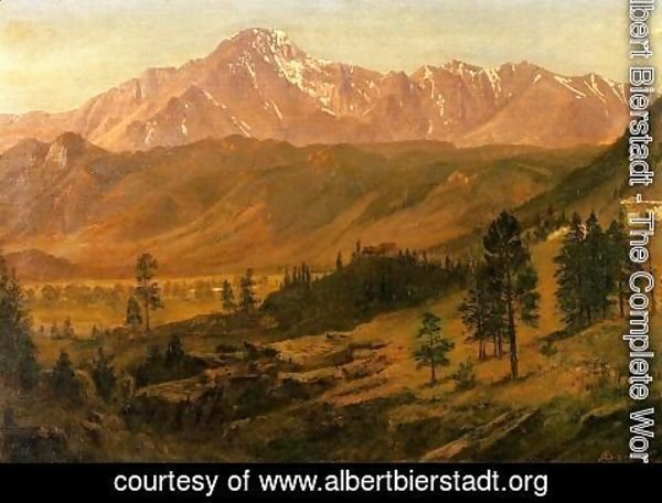 Albert Bierstadt - Pikes Peak