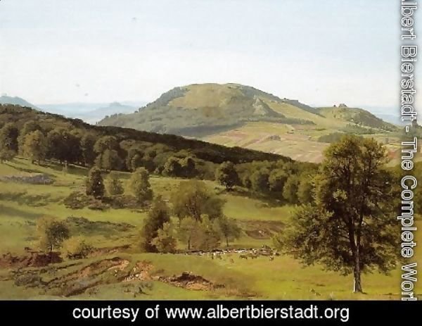 Albert Bierstadt - Landscape Hill And Dale