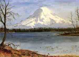 Albert Bierstadt - Lake In The Rockies