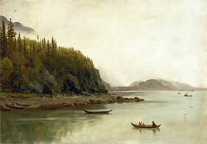 Albert Bierstadt - Indians Fishing