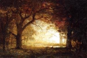 Albert Bierstadt - Forest Sunrise