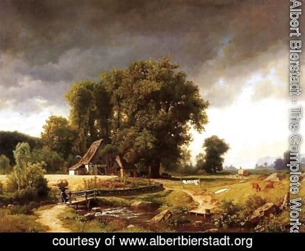 Albert Bierstadt - Westphalian Landscape