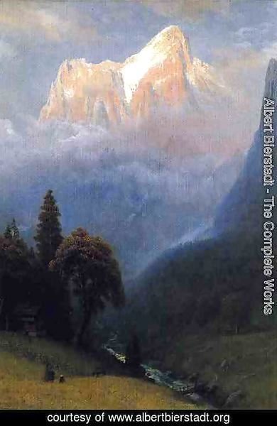 Albert Bierstadt - Storm Among The Alps