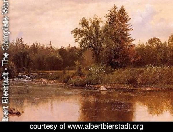 Albert Bierstadt - Landscape  New Hampshire