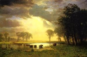 Albert Bierstadt - The Buffalo Trail