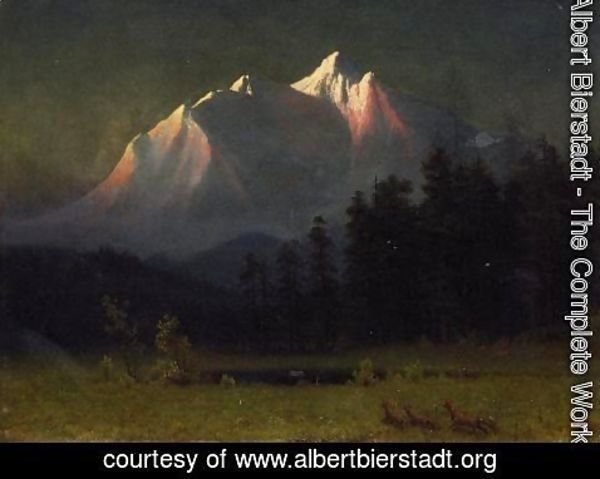 Albert Bierstadt - Western Landscape