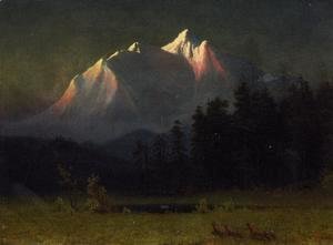 Albert Bierstadt - Western Landscape