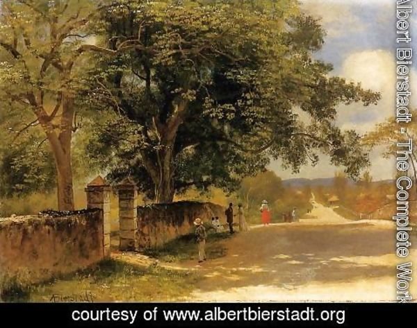 Albert Bierstadt - Street In Nassau