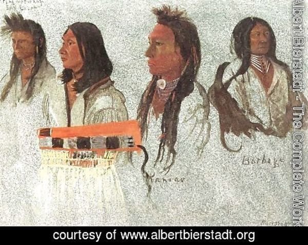 Albert Bierstadt - Four Indians 1859