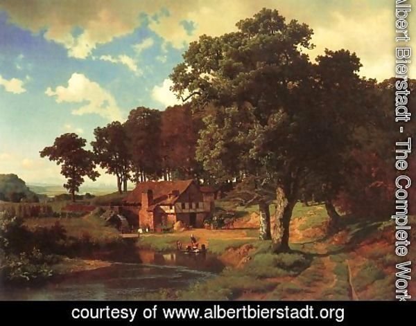 Albert Bierstadt - Rustic Mill 1855