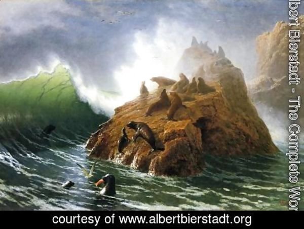 Albert Bierstadt - Seal Rock 1872
